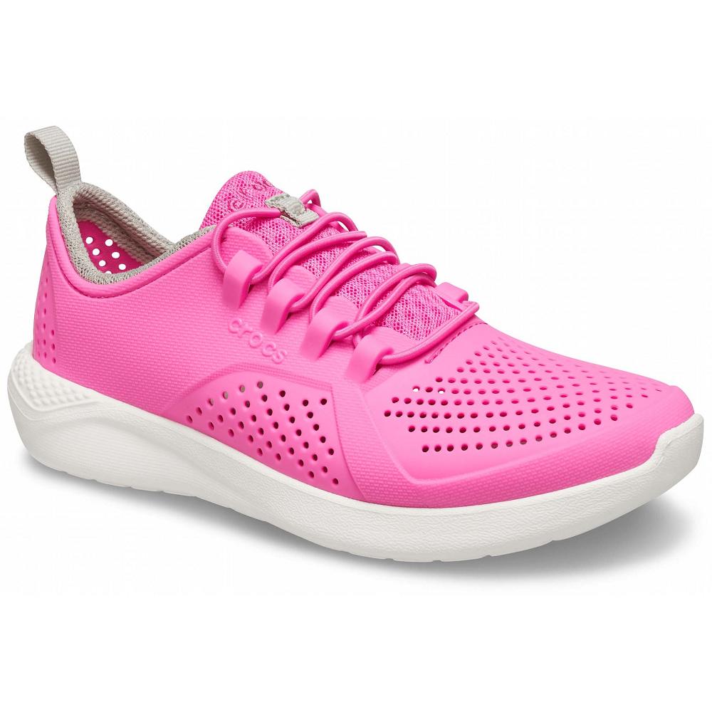 Pink Boys' Crocs LiteRide™ Pacer Sneakers | NZ 1456MQZA